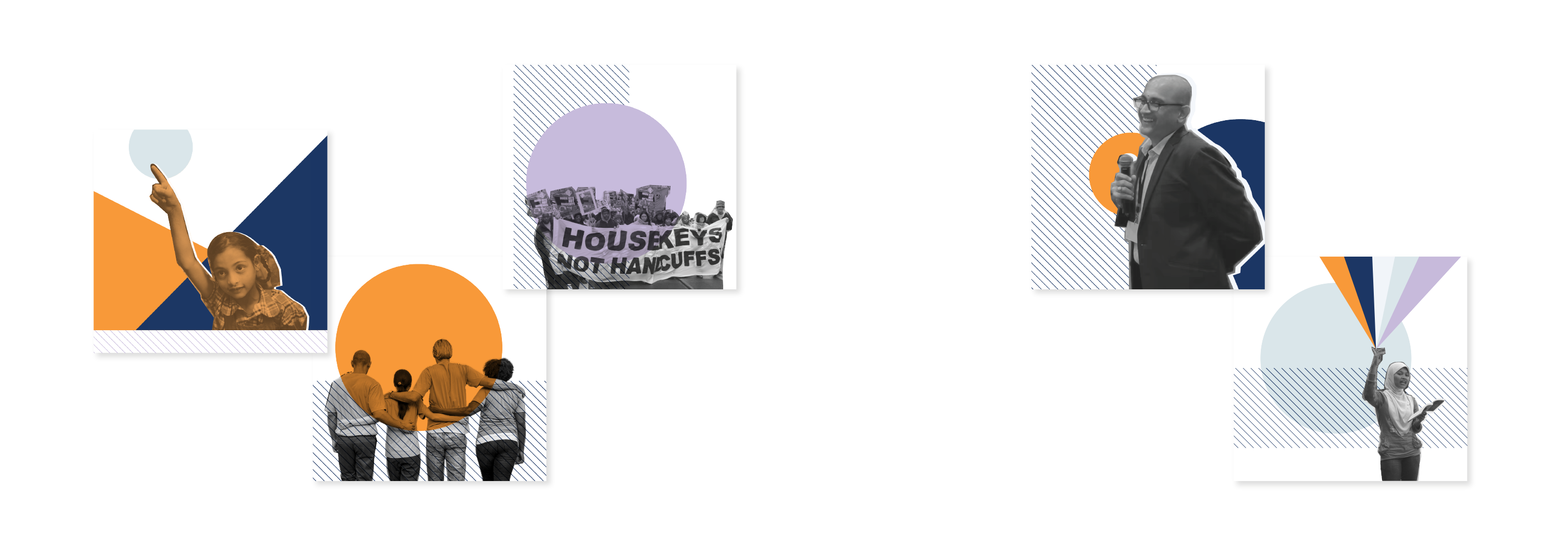 Samples of new visual assets made