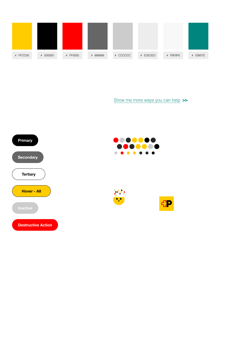 Samples of new visual assets made