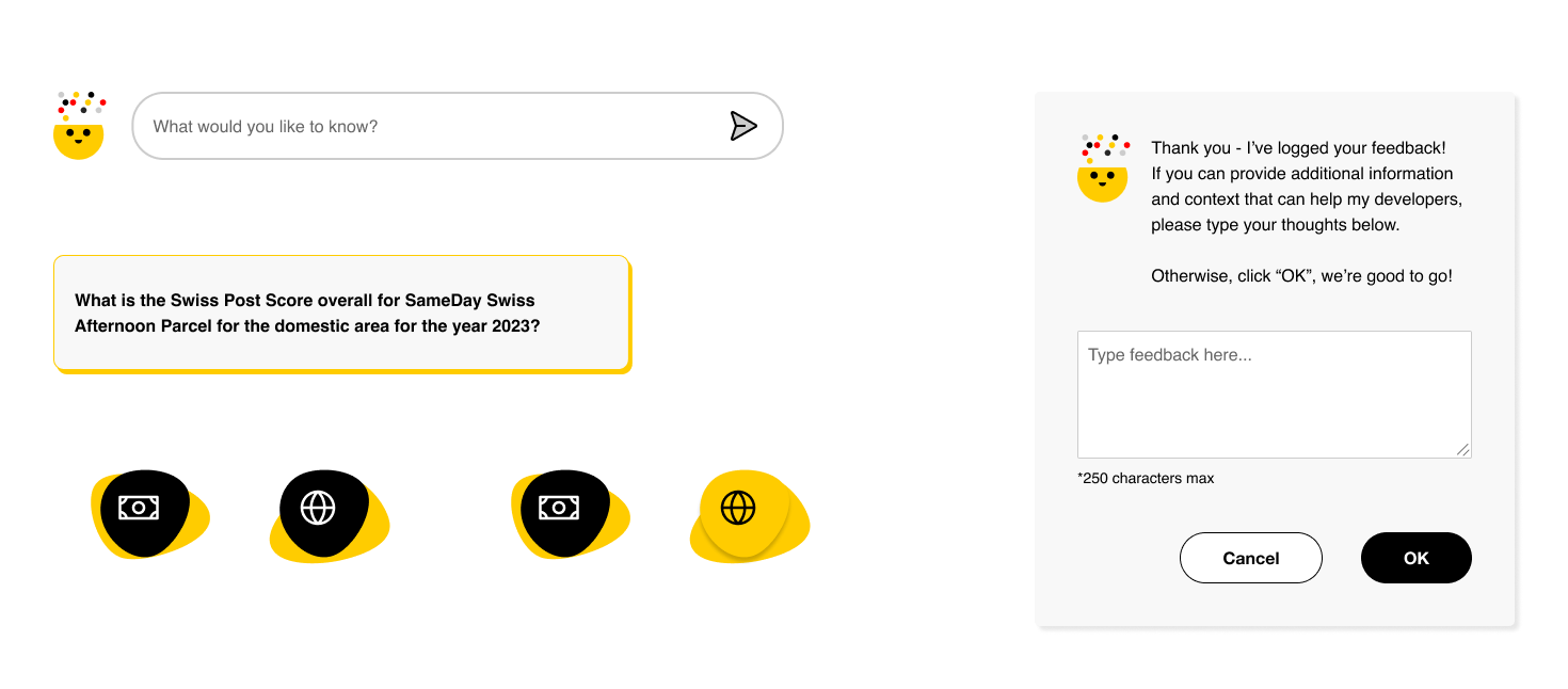 examples of more complex UI elements called molecules